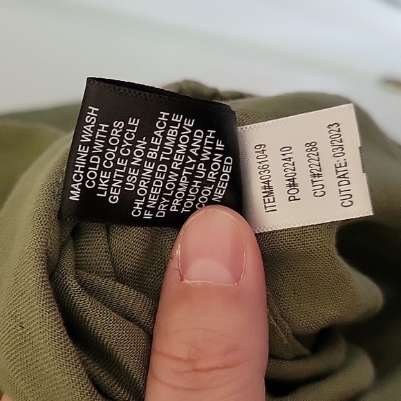 Torrid Sage Green Collared Button Up Long Sleeve Shirt - Picture 7 of 10